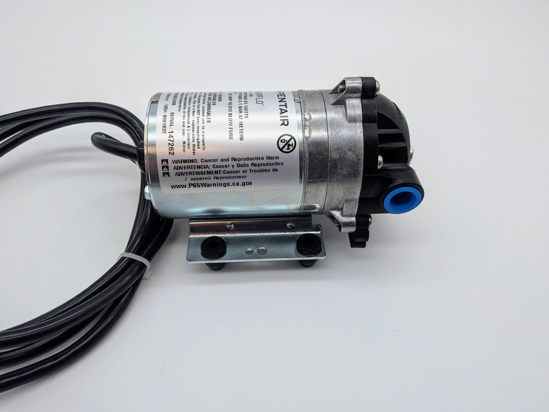 Bypass Pump, 1.4 GPM, 45 PSI Bypass, 115V,  8020-503-250
