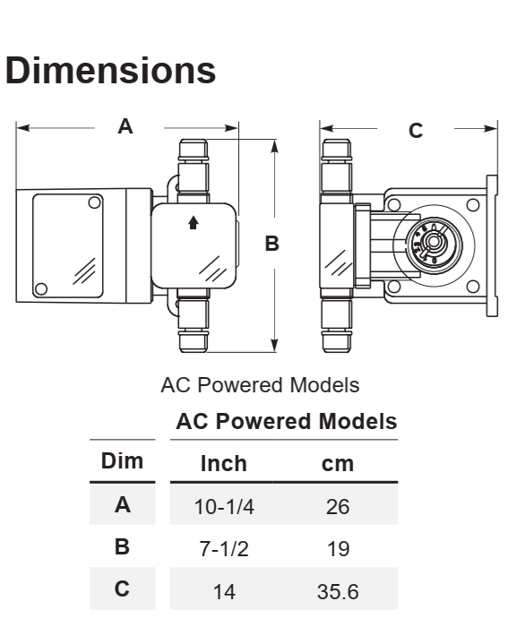 C-630P-115VAC Pump