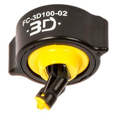0.2 GPM 3D100 Nozzle - FC-3D100-02 Yellow