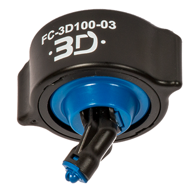 0.3 GPM 3D100 Nozzle - FC-3D100-03 Blue
