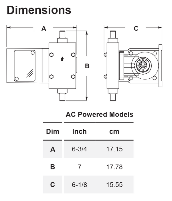 C-6125HV-115VAC Pump
